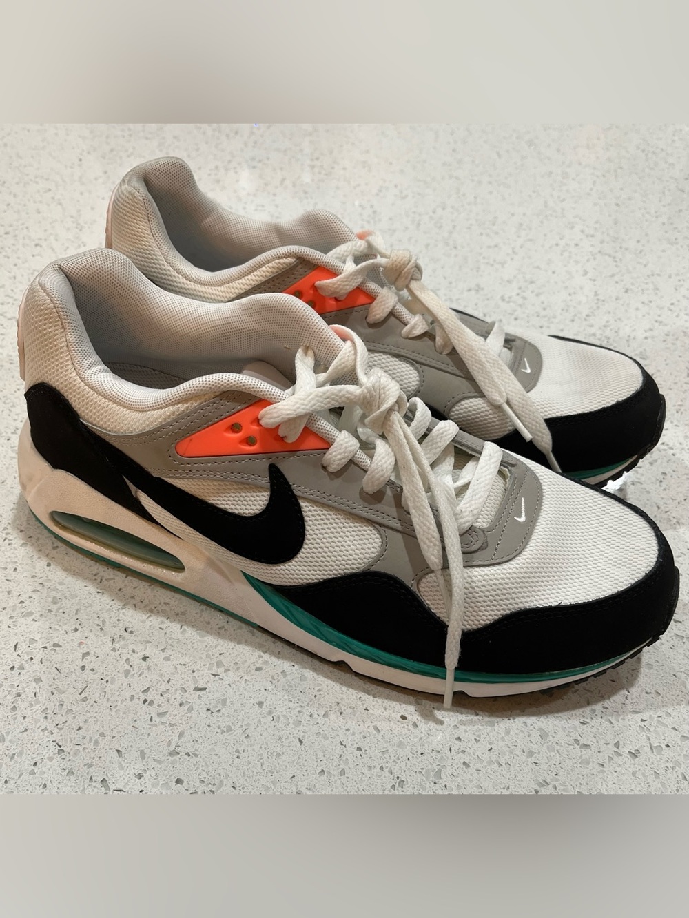 Women's Nike Air Max Correlate [511417-136] Mango White Black New Green Size 12